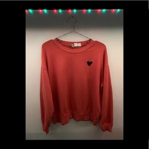 Sweater with a small Disney Mickey logo